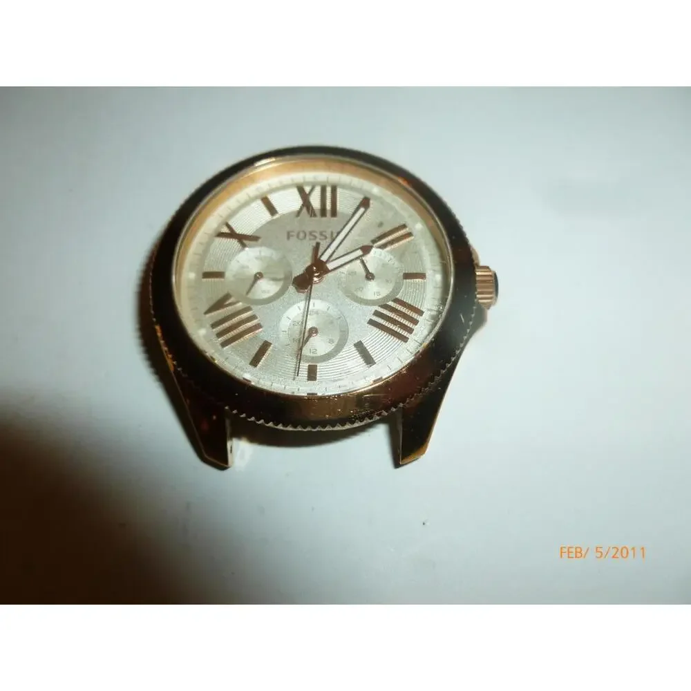 FOSSIL ROSE GOLD TONE,ROMAN NUMBERS AM4532 Chronograph Watch‎